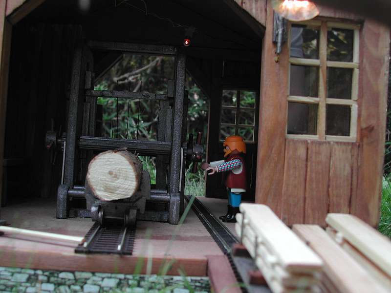 Sägewerk innen