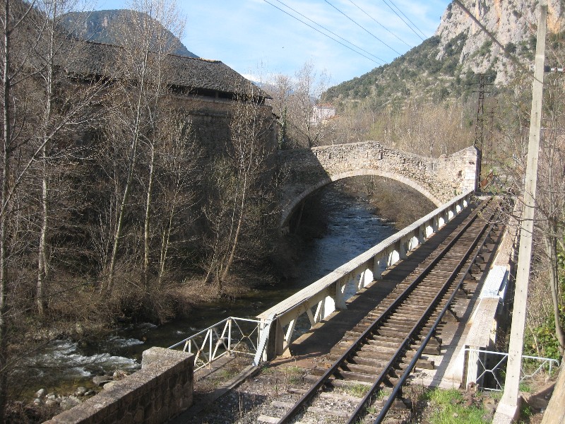 Brücke bei Villefranche.