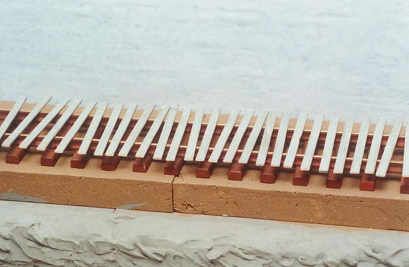 die gestrichenen Planken