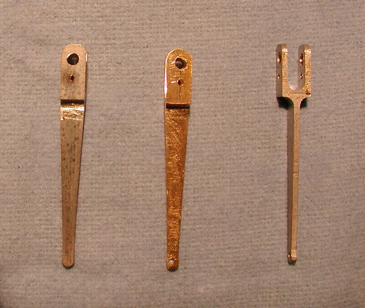 Vernickelte Voreilhebel