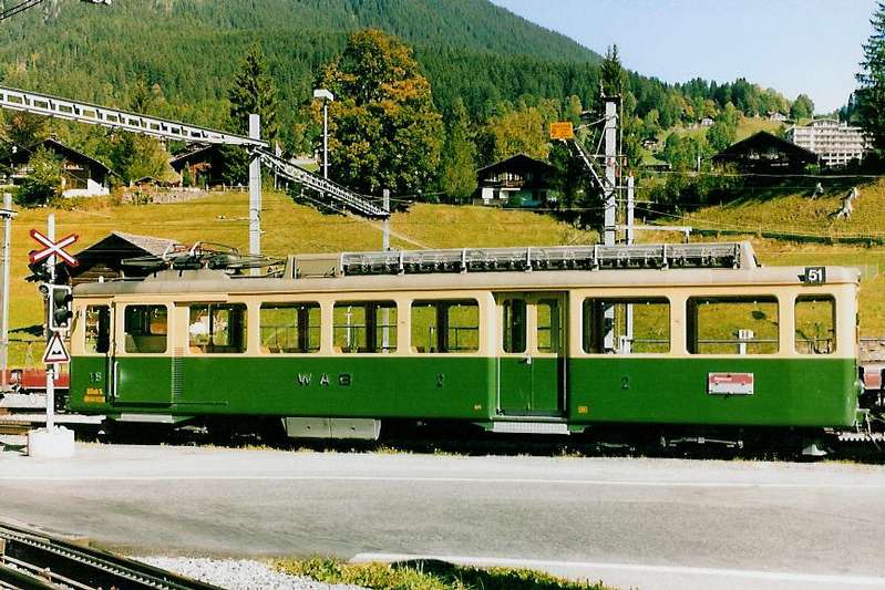 WAB Triebwagen BDeh 4/4 118