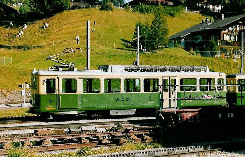 WAB Triebwagen BDeh 4/4 114
