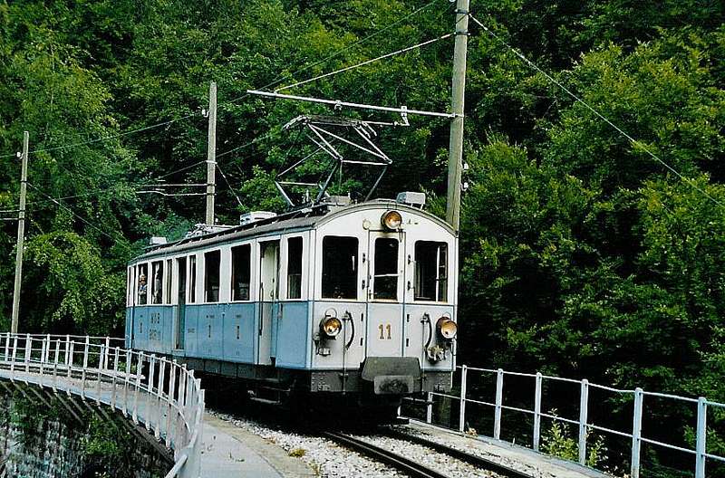 Blonay-Chamby MOB-Triebwagen Nr. 11