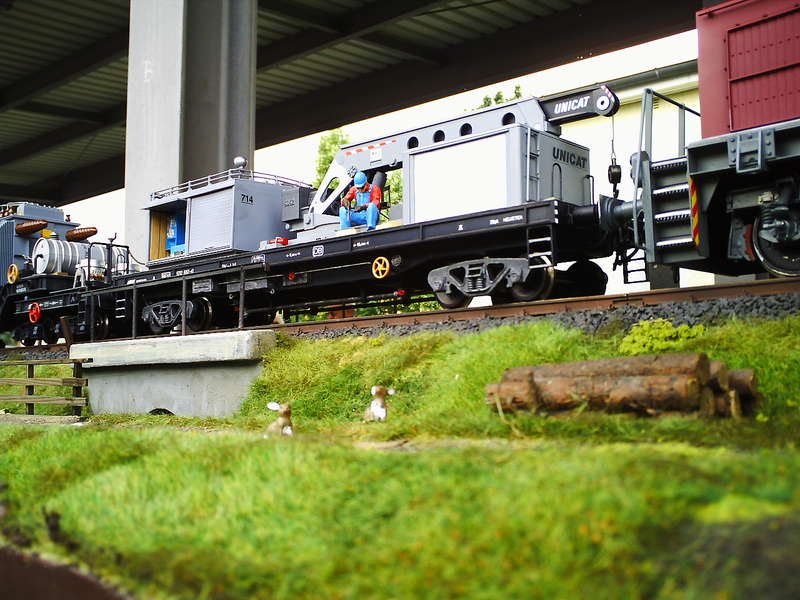Trafowagen an Warlthausen er Stellwerk