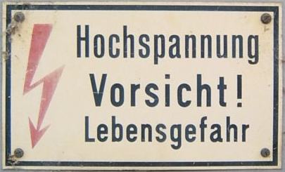 Hochspannung