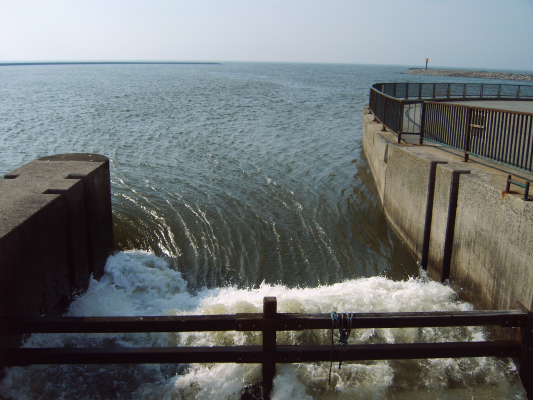 Loch in der Nordsee