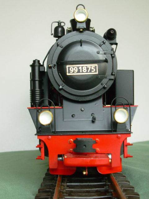 Selketalbahn Lok 991875, Ansicht  von vorne