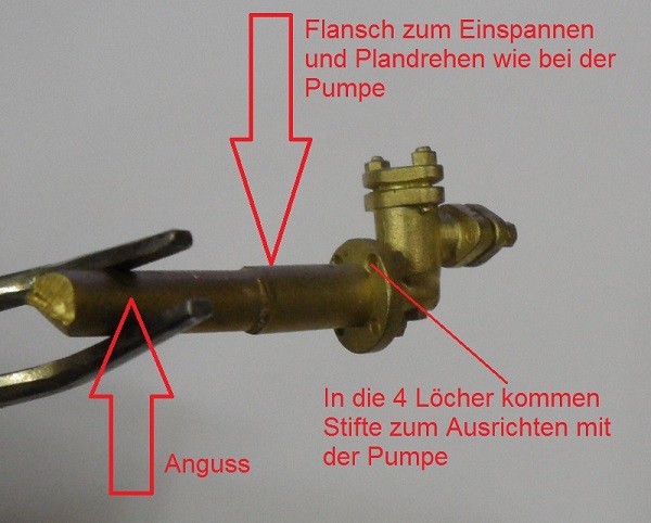 Pumpenvorderteil