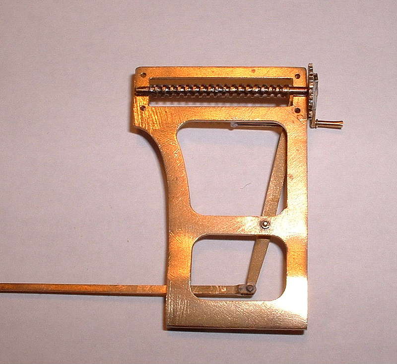 Steuerbock u. Steuerschraube