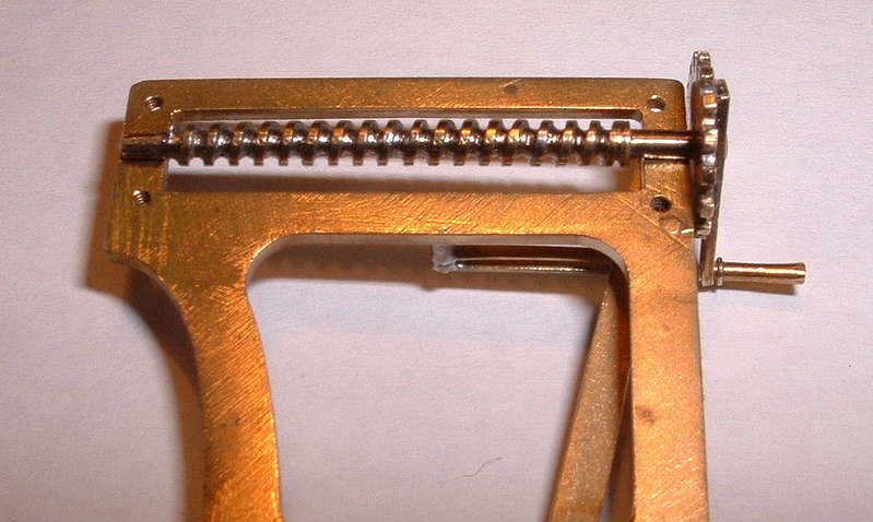 Steuerbock u. Steuerschraube