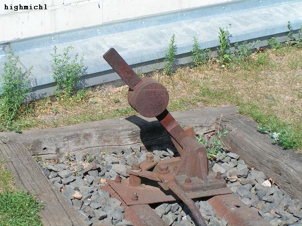 Weichenhebel