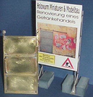 Baustellenschild