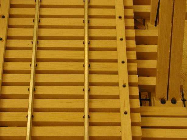 Fachwerk Clearcreek-Bruecke Schwellen