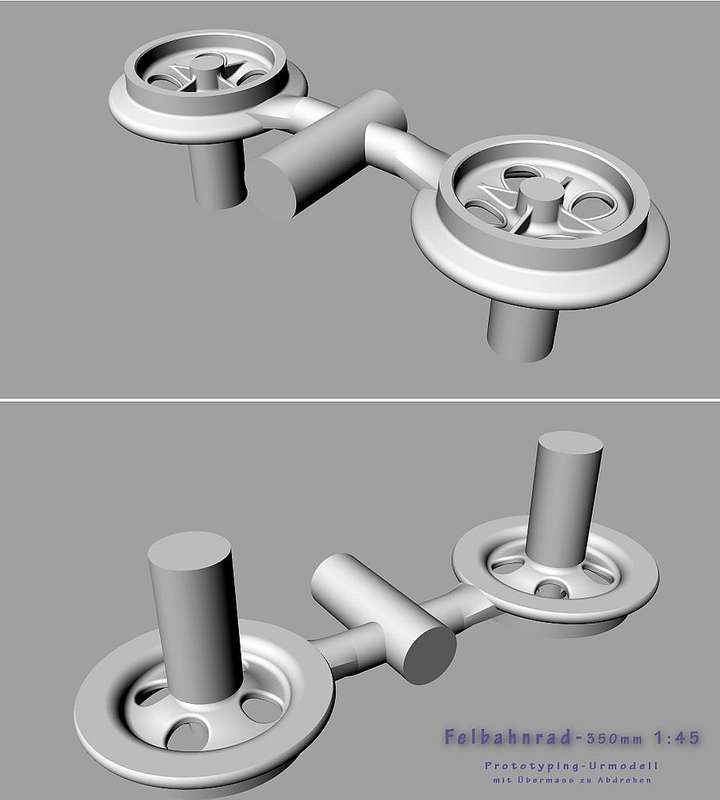 Prototyping_Feldbahnrad-350mm_Of