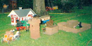 Gartenanlage bei Freunden (Sept. - Okt. '93)