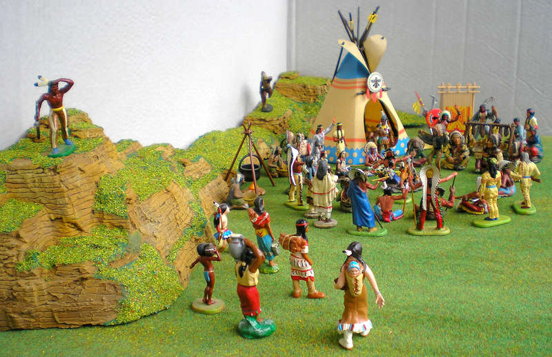 Schichtlandschaft aus Gips