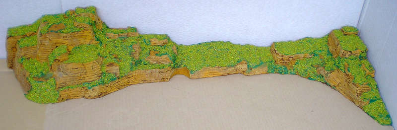Schichtlandschaft aus Gips
