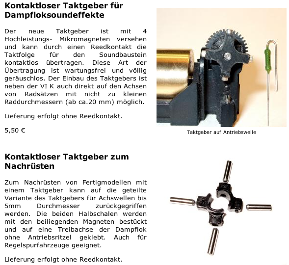 Kontaktloser Taktgeber