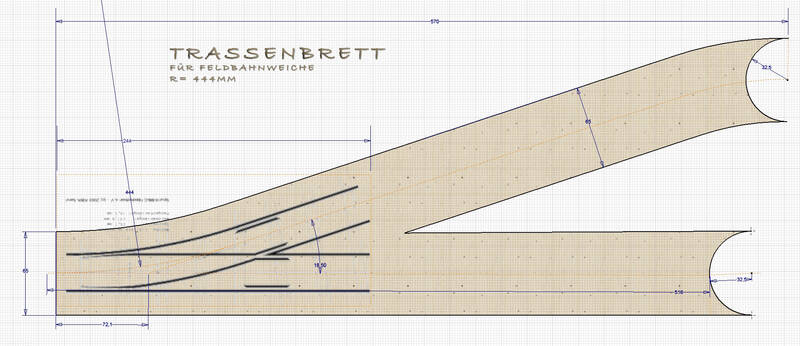 Trassenbrett_Weiche_444mm