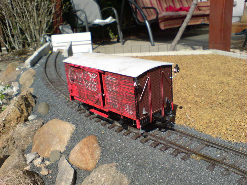 ehemaliger CocaCola Wagen