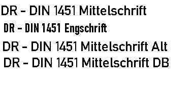 DIN 1451 Beispiele