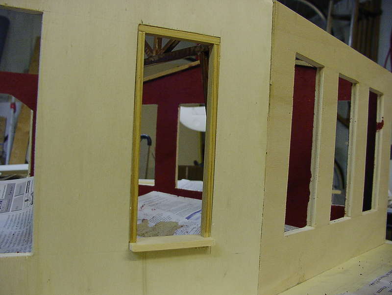 Fensterrahmen mit Fensterbank