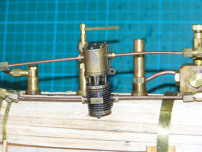 Pumpe beim Dampftest