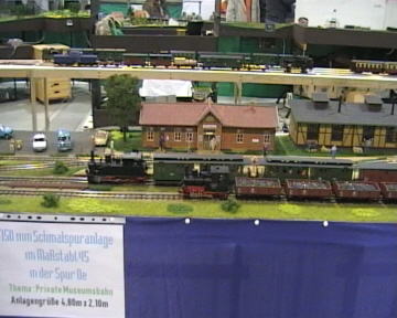 4. Modellbahnmesse Dresden-Anlage in Spur 0e