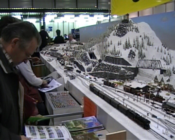4. Modellbahnmesse Dresden-H0-Winteranlage