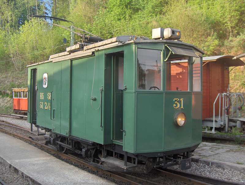 Posttriebwagen Rheintaler Strassenbahn
