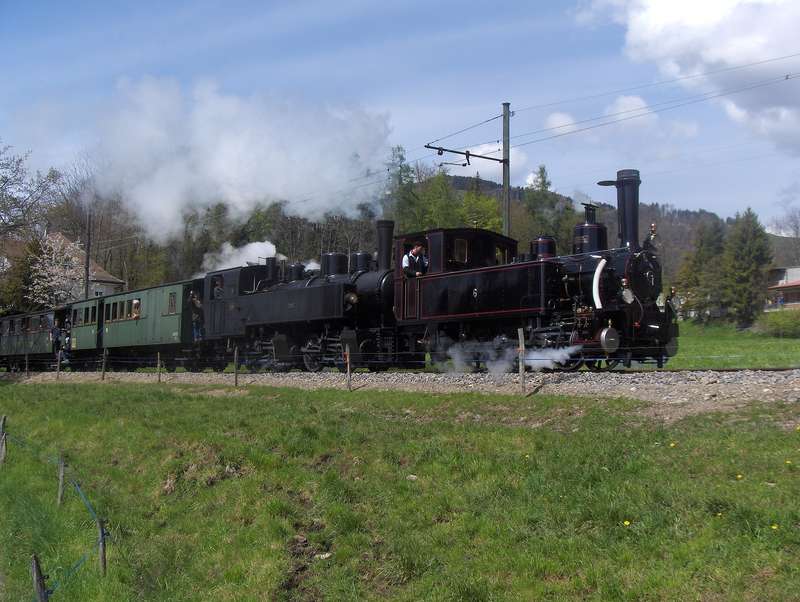 Bergfahrt mit Vorspann