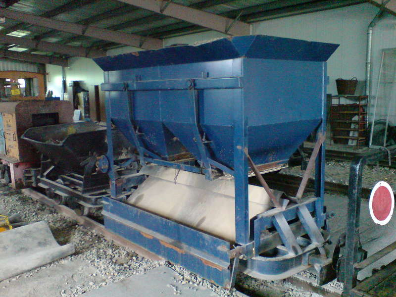 Schotterwagen der PE Cottbus