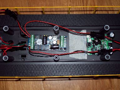 Decoder eingebaut. Nahaufnahme