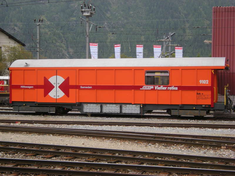 Hilfswagen der RhB