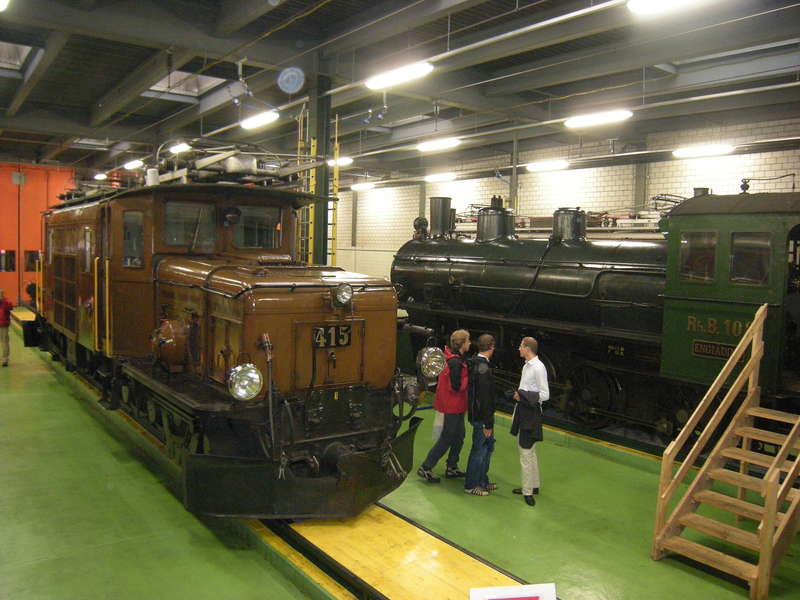 Lokausstellung im Depot Samedan