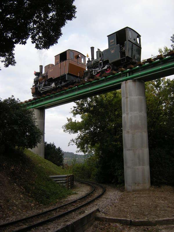Wie auf der Modellbahn