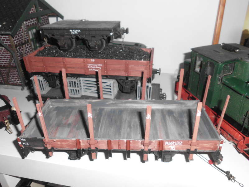 Rungenwagen Draufsicht