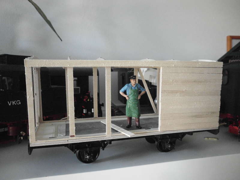 Packwagen Baustelle