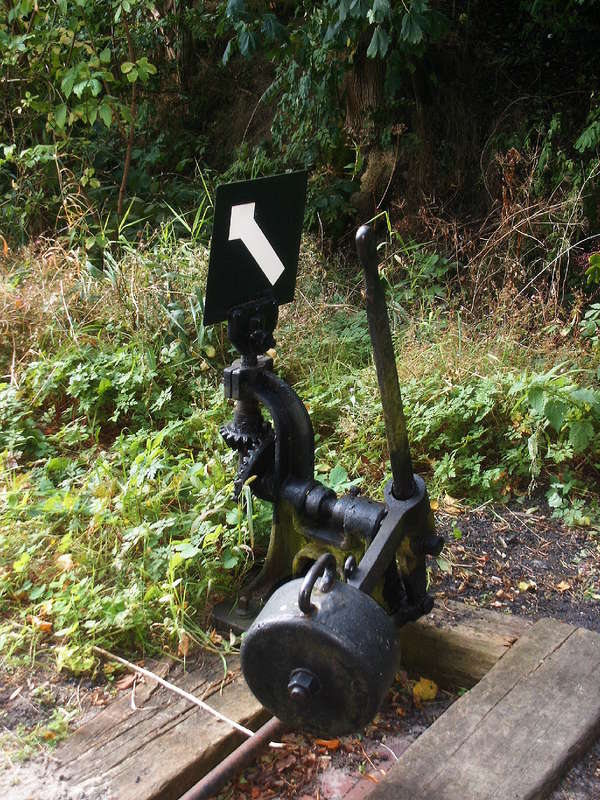 Weichenstellhebel