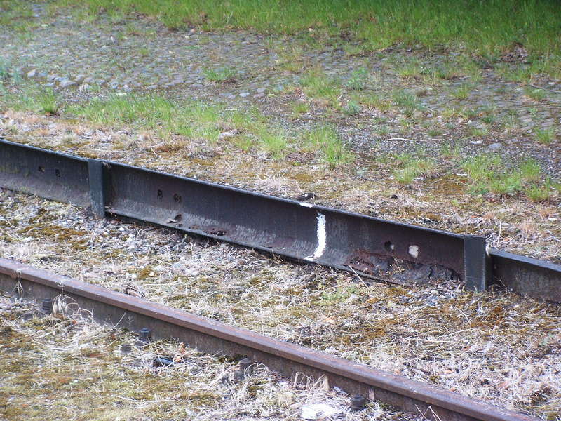 Bahnsteigkante Bhf Ganzlin