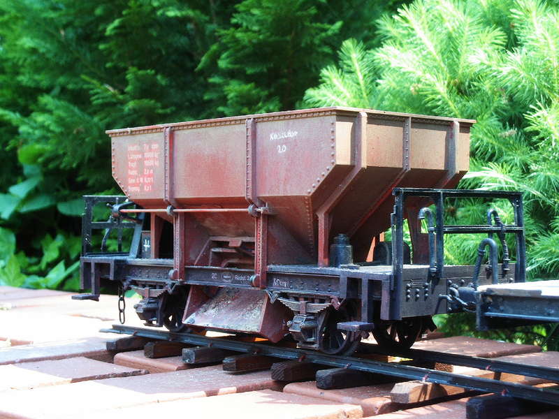 Schotterwagen Farbspiele