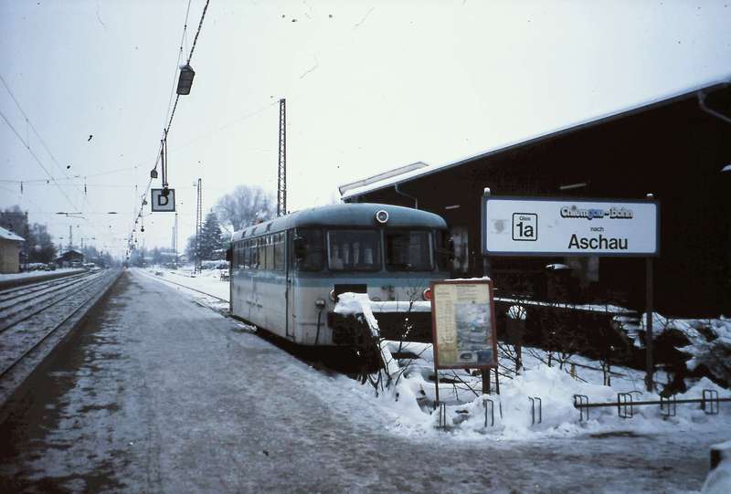 Chiemgaubahn VT98 im letzten Planwinter