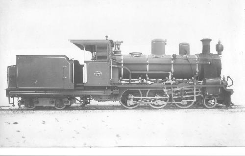 Kraus Werksaufnahme  1C Stütztenderlok FabrikNr 5144