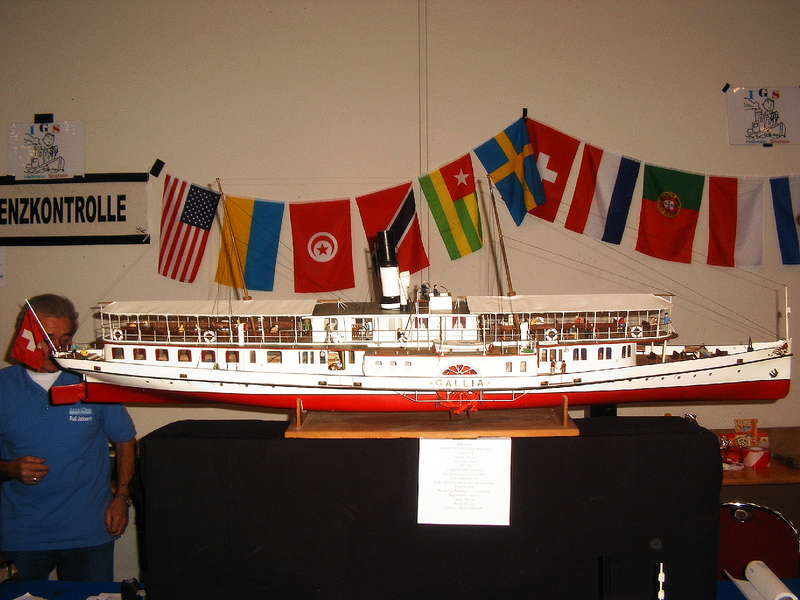 Live Steam Schiff - Spur 1 - Messe HB 2008