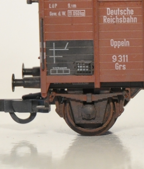 Farbspiele am Oppeln von Kleinbahn