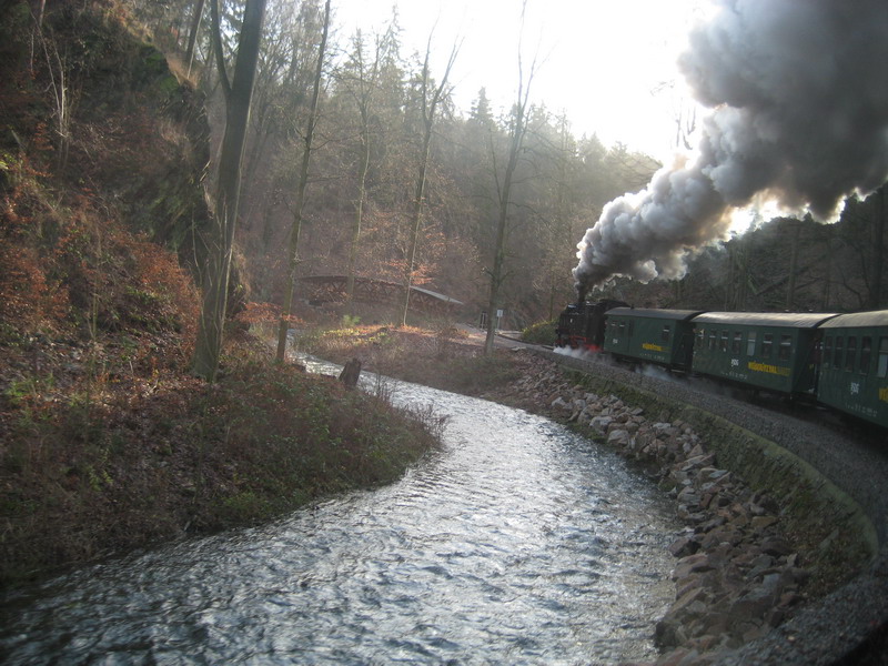Weißeritztalbahn Dezember 2008