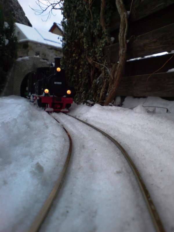 01.09 --- Schnee auf der Anlage