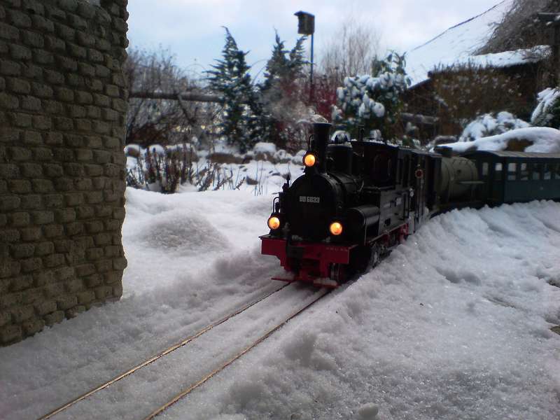 01.09 --- Schnee auf der Anlage