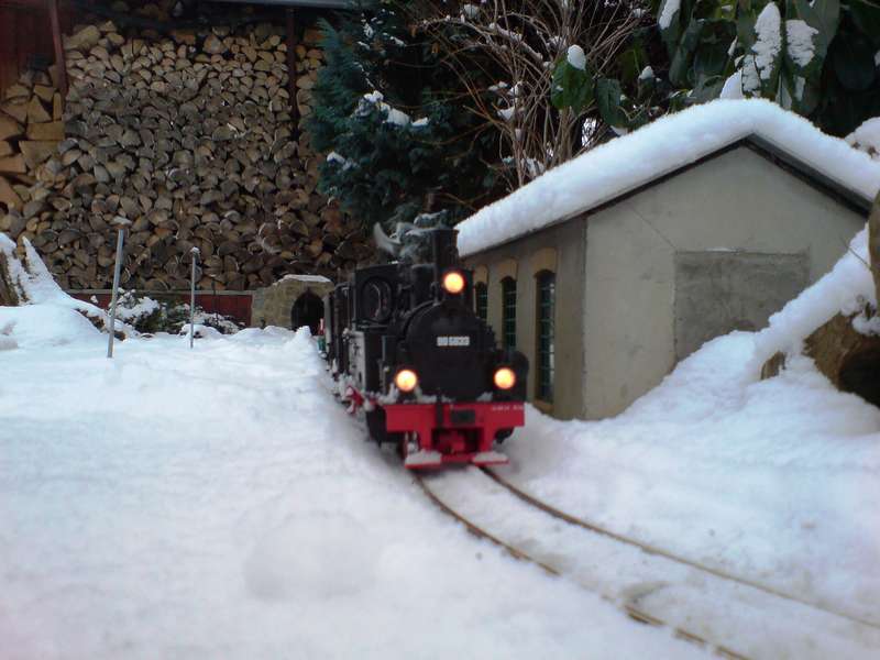 01.09 --- Schnee auf der Anlage