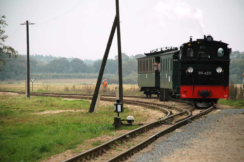 Personenzug erreicht Lindenberg